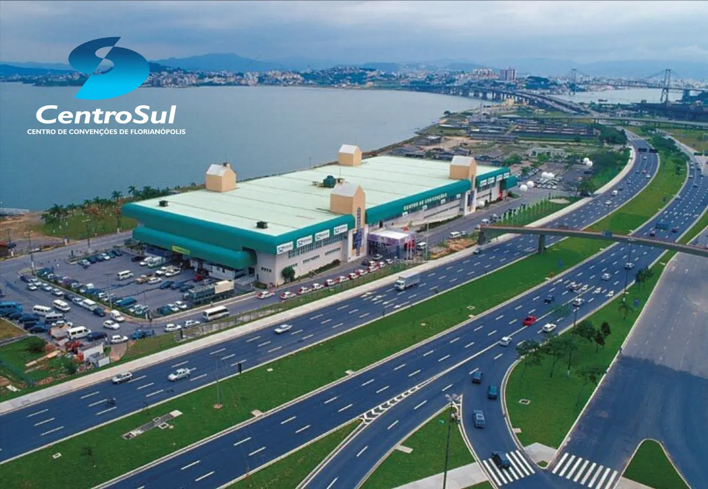 Vista aérea do Centro Sul Centro de Convenções